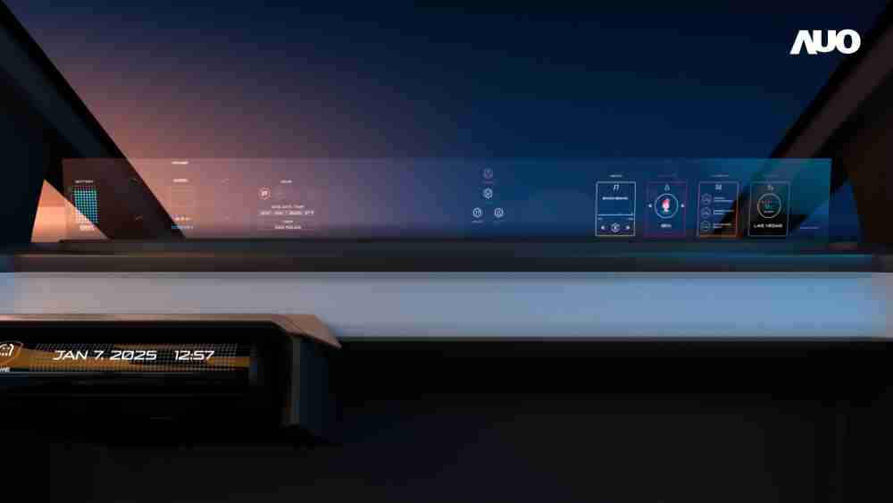 MG电玩无界透明显示接口(Horizon Image Glass)透过车运算方案整合仪表板、、、、中控台及副驾显示器，，，，一体式全景呈现，，提供乘用者清晰的前方视野、、行车必要信息与娱乐功能